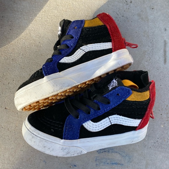 Other - Vans multi colored back zips Toddler size 5